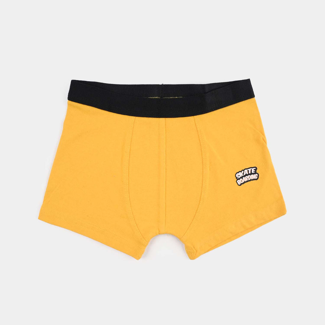 Boys Cotton Jersey Boxer Skate-Pack 0f 2-Blue/Citrus