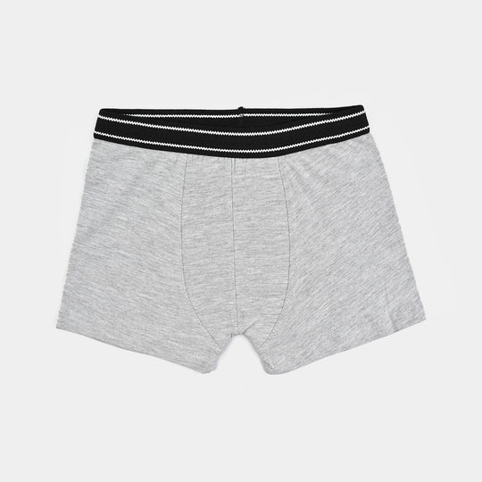 Boys Cotton Jersey Boxer Basic-Pack 0f 2-Navy/H.Grey
