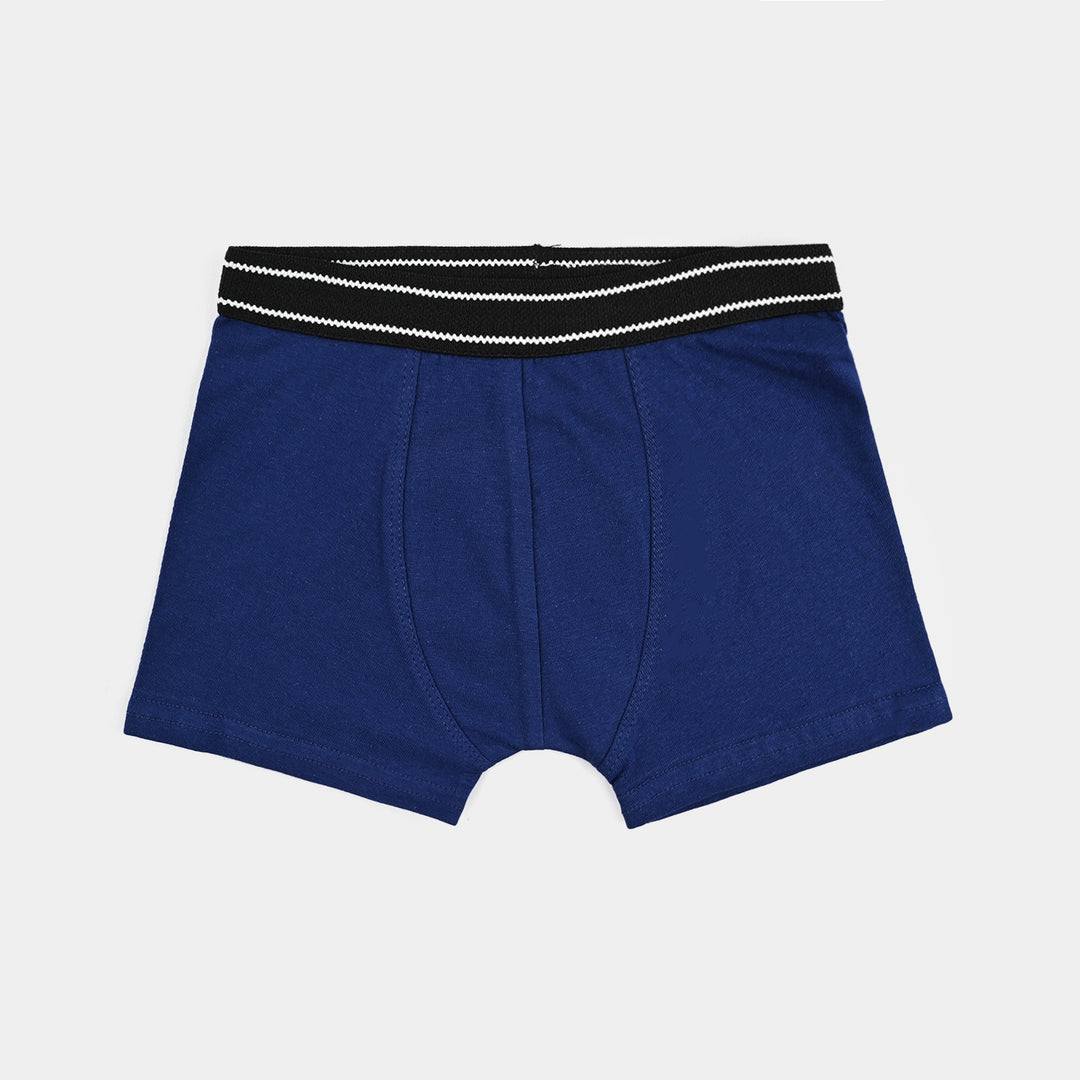 Boys Cotton Jersey Boxer Basic-Pack 0f 2-Navy/H.Grey
