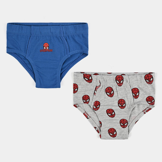 Boys Cotton Jersey Brief-Pack of 2-H.Grey/Blue