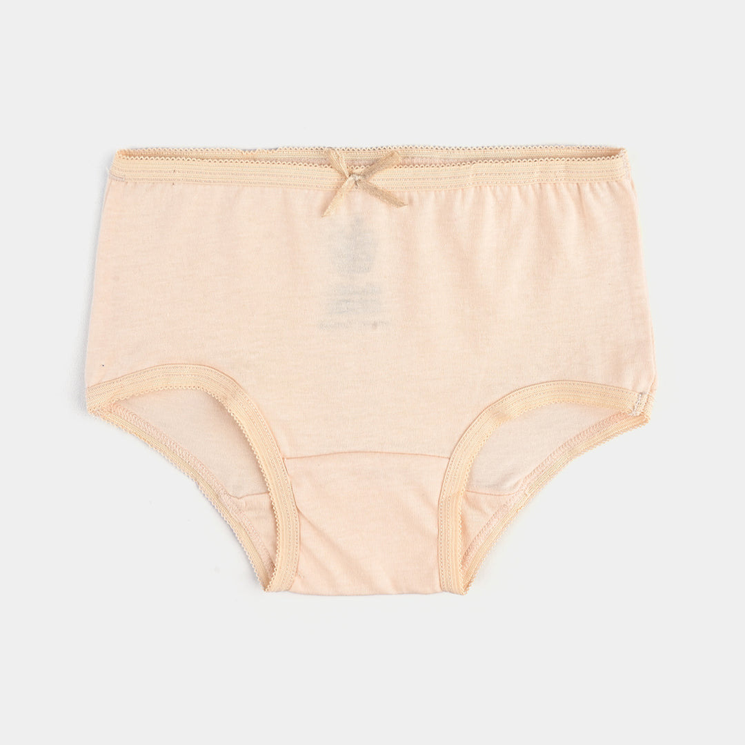 Pack of 2 Girls Cotton Jersey Panties Basic-Beige/Black