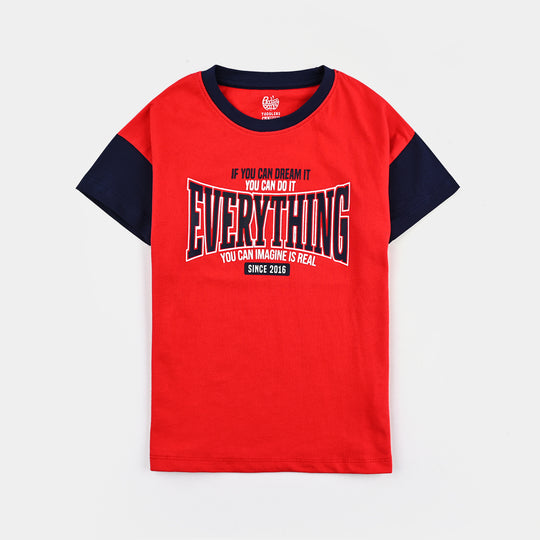 Boys Jersey/Terry 2 Piece Suit Everything-H.Red