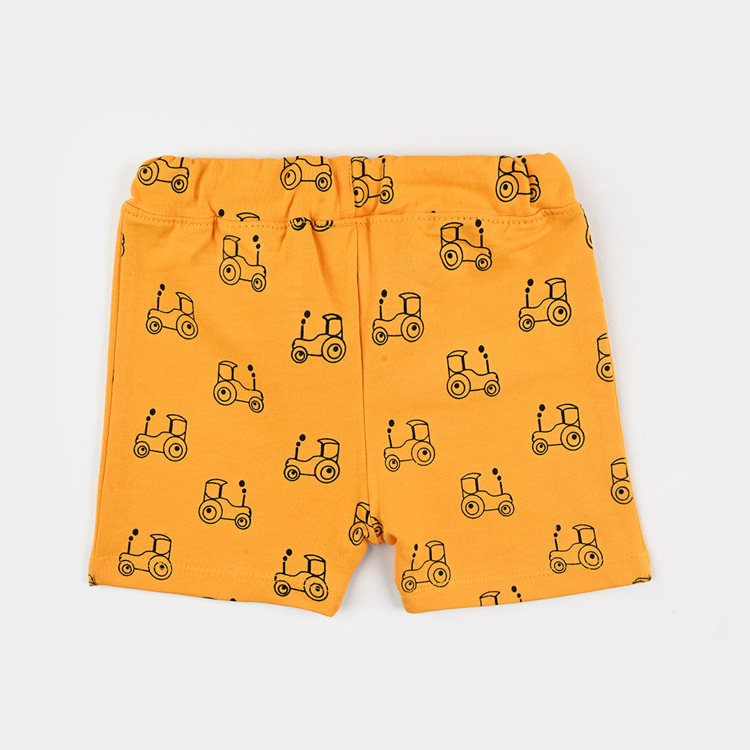 Infant Boys Jersey/Terry Short Truck-Gold Fusion