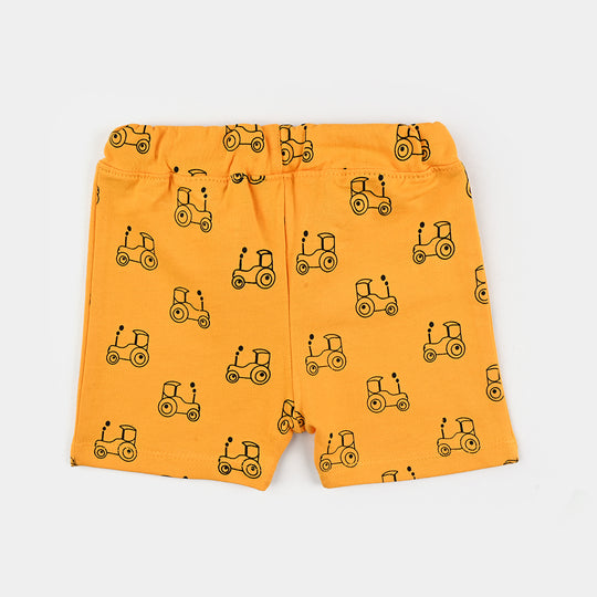 Infant Boys Jersey/Terry Short Truck-Gold Fusion