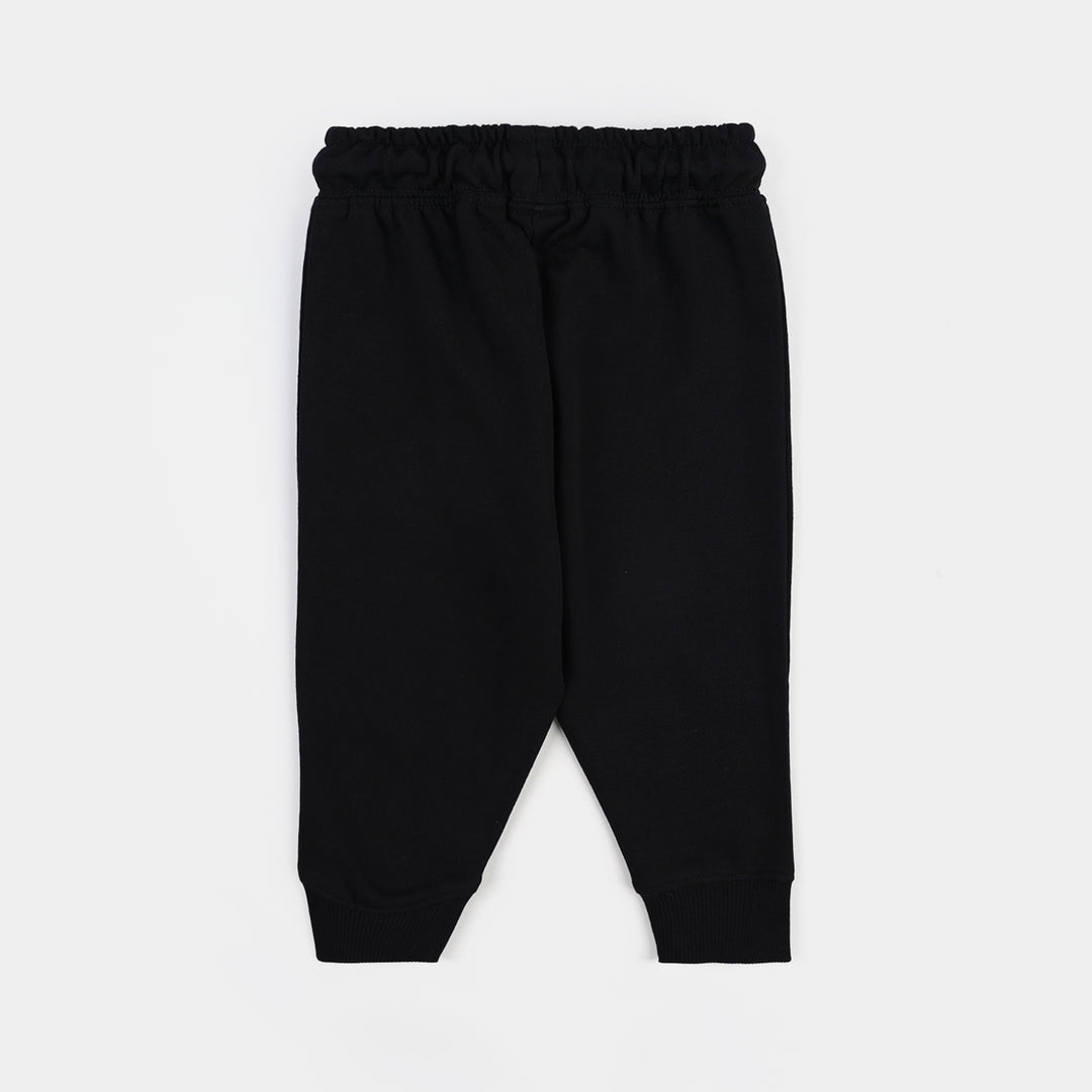 Infant Boys Cotton Terry Pyjama Lion King-Jet Black