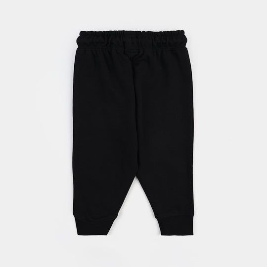 Infant Boys Cotton Terry Pyjama Lion King-Jet Black