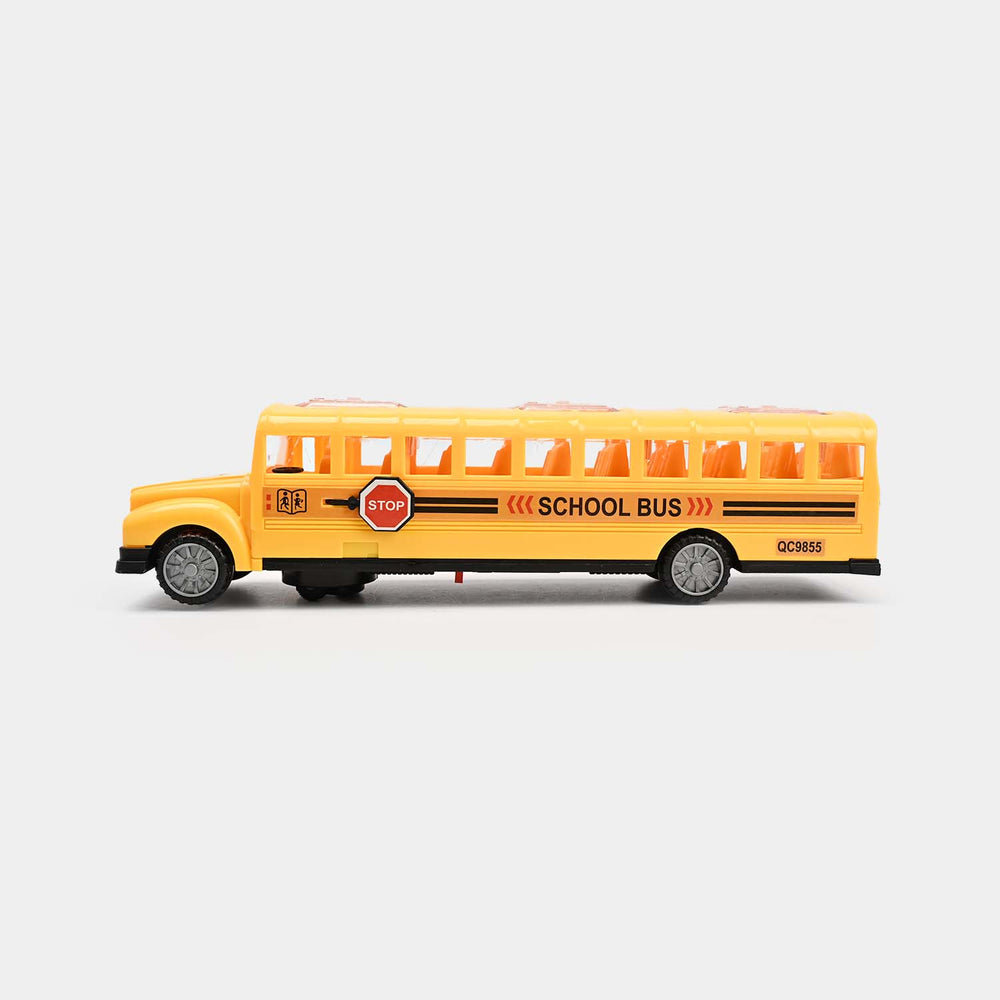 360 Rotation School Bus With Light & Music For Kids