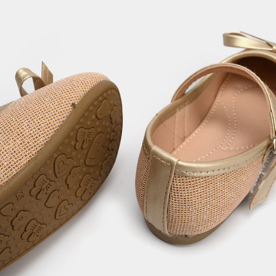 Girls Pumps 11-68-Golden