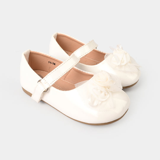 Girls Pumps 11-74 - WHITE