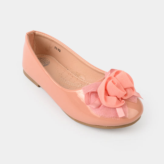 Girls Pumps 11-75 - Peach