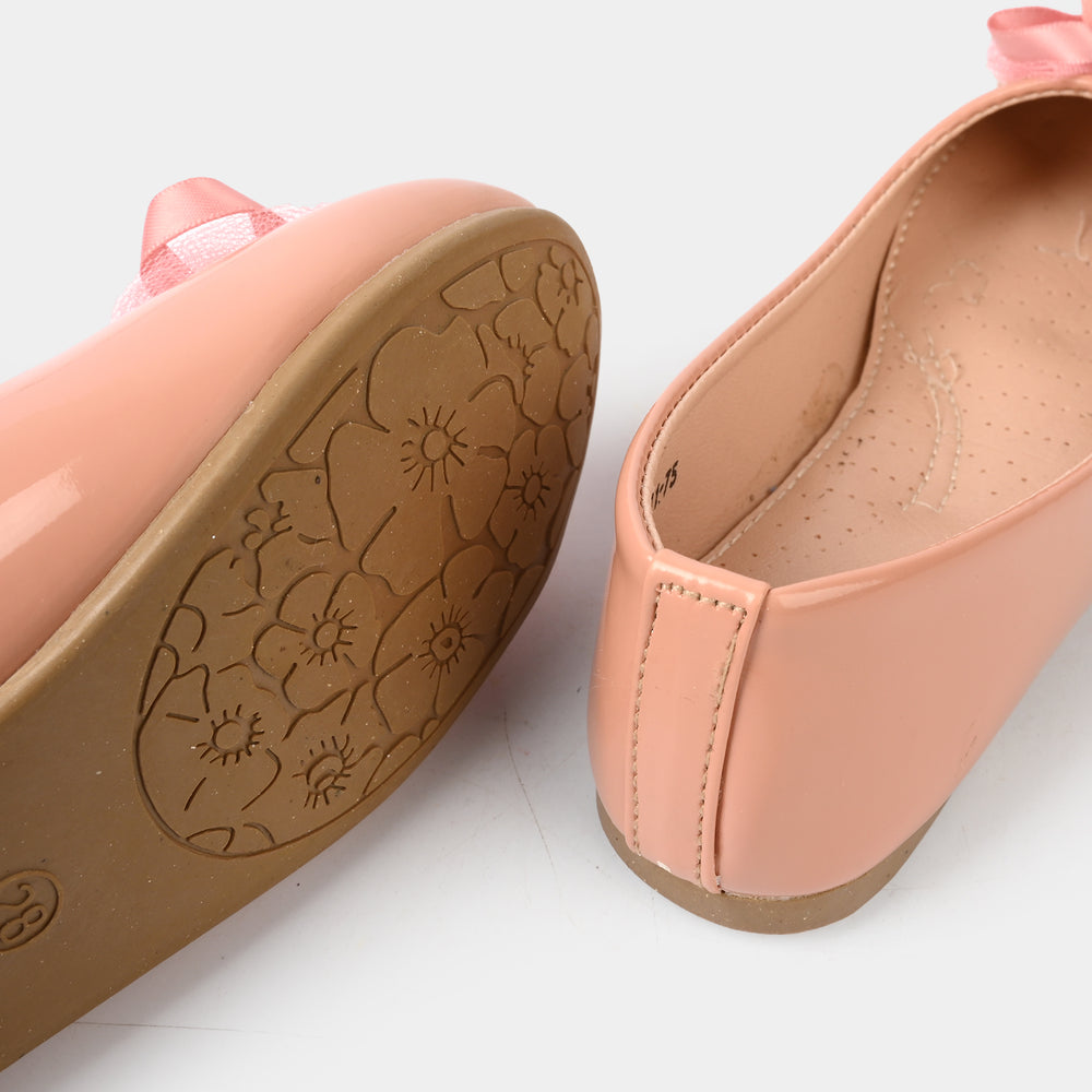 Girls Pumps 11-75 - Peach