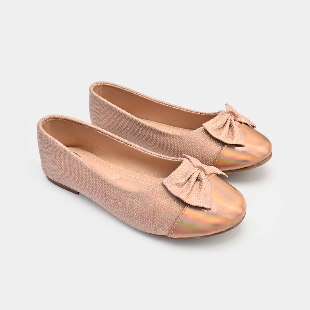 Girls Pumps 11-76-Champagne