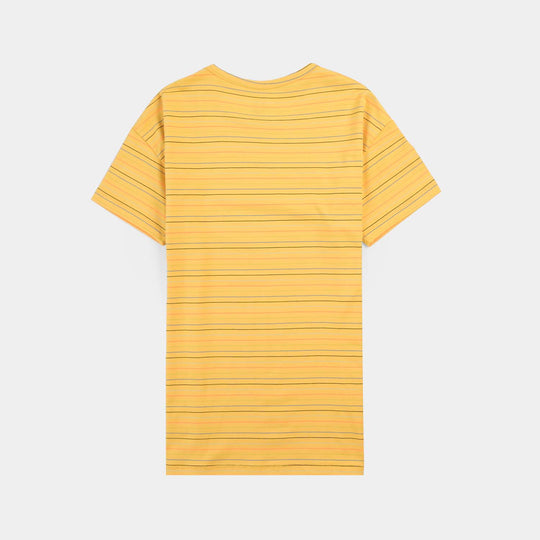 Boys Cotton Jersey T-Shirt H/S Game over-Yellow