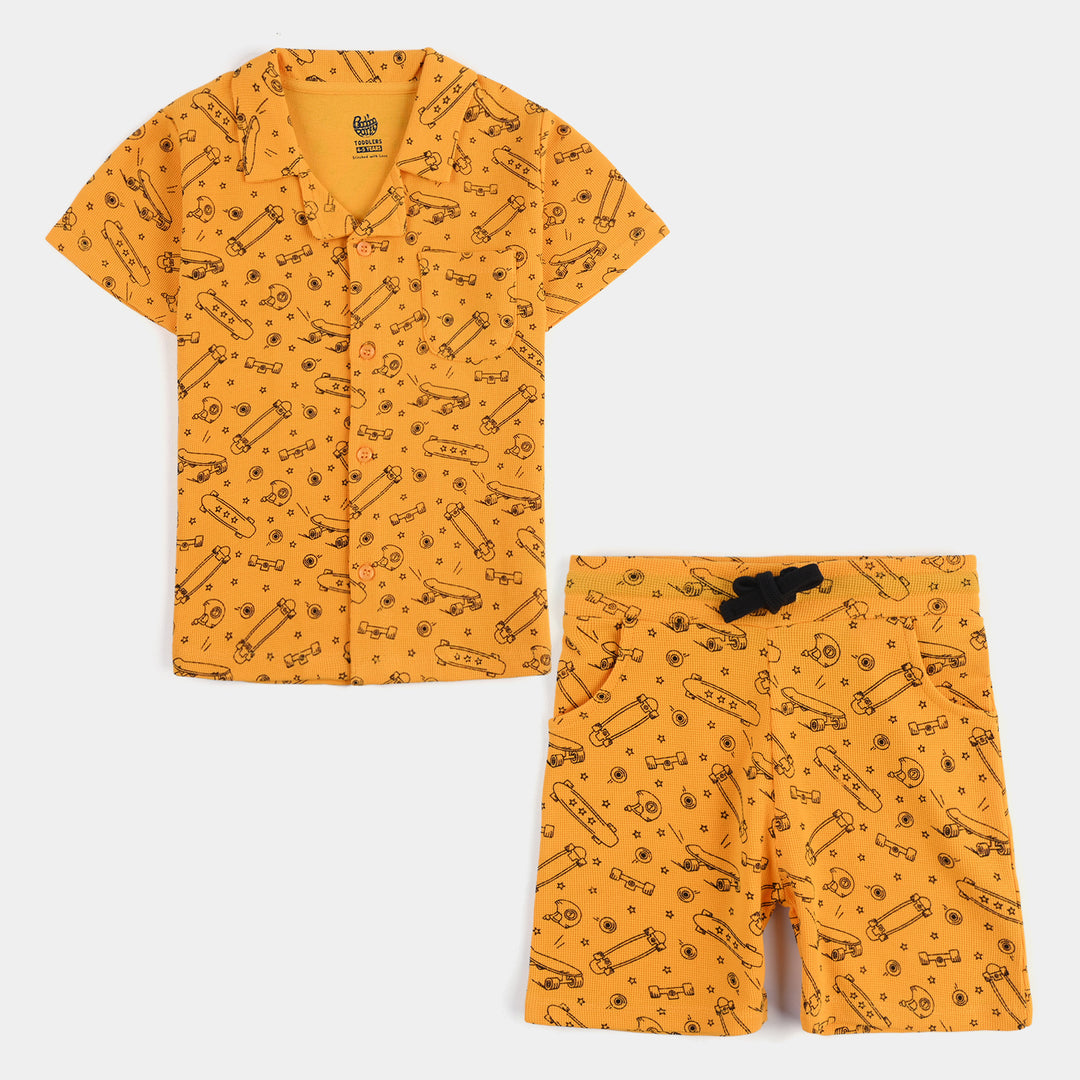 Boys Thermal 2 Piece Suit Skate-Gold Fusion