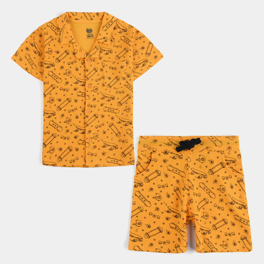 Boys Thermal 2 Piece Suit Skate-Gold Fusion