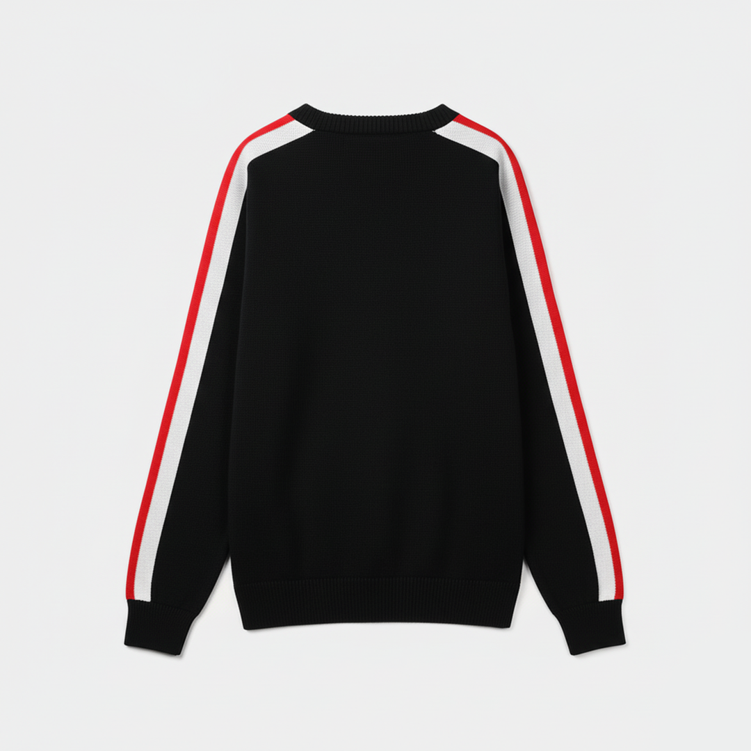 Boys Acrylic Sweater-Generation-BLACK