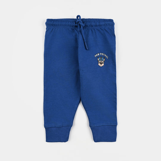 Infant Boys Cotton Terry Pyjama-C-Blue