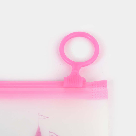 Transparent Zipper Pouch Character