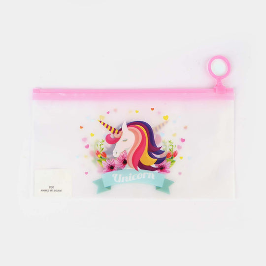 Transparent Zipper Pouch Character
