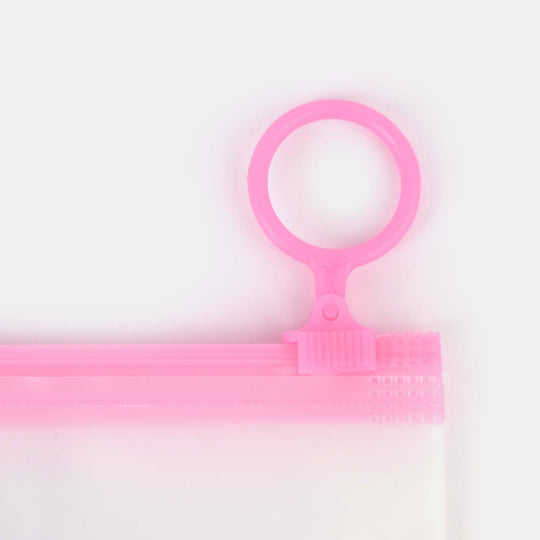 Transparent Zipper Pouch Character