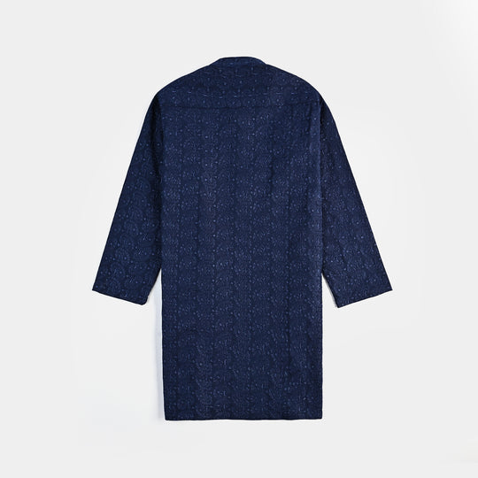 Boys Kurta (Chicken)-NAVY