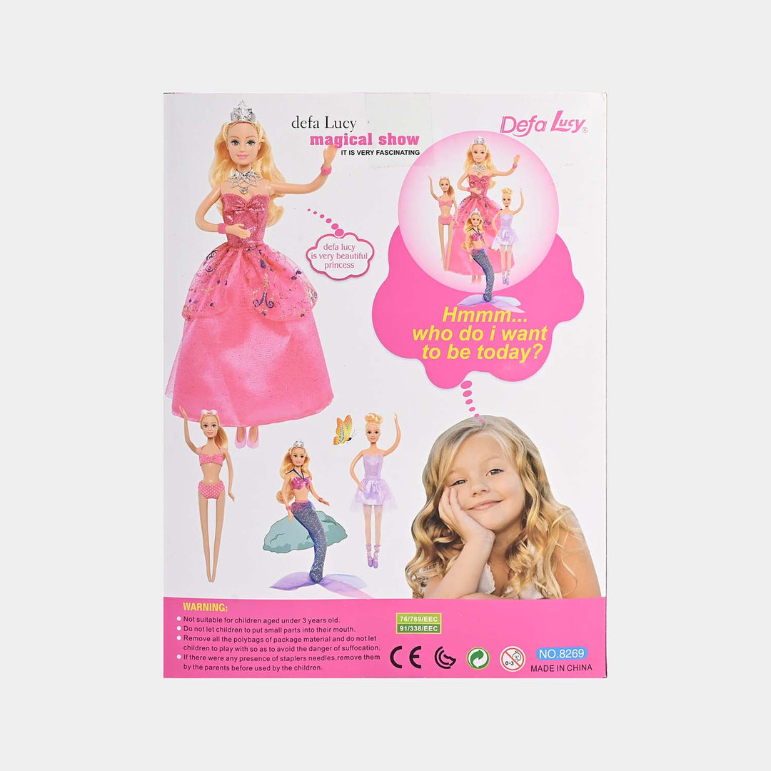 Cute Fashion Doll Play Set for Girls