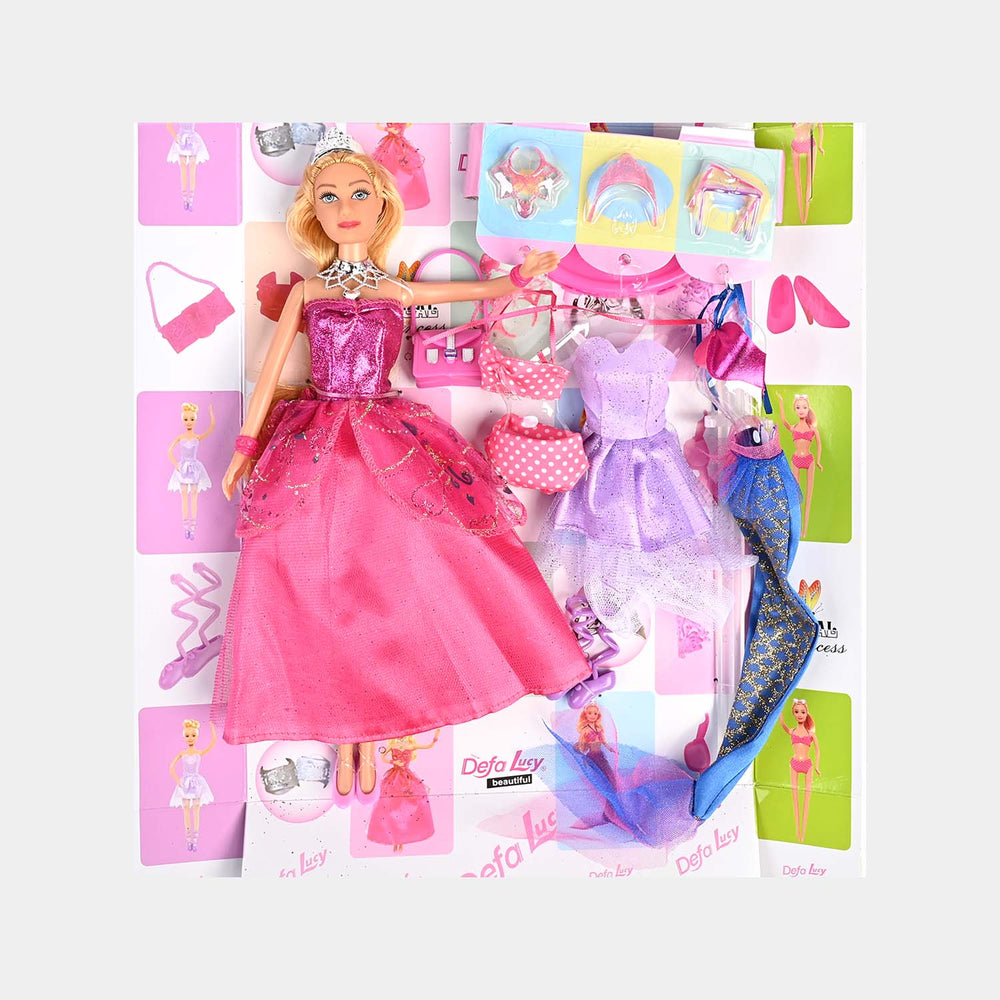 Cute Fashion Doll Play Set for Girls