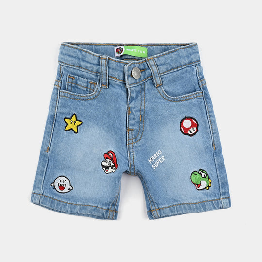 Infant Boys Denim rigid Short-LT.Blue