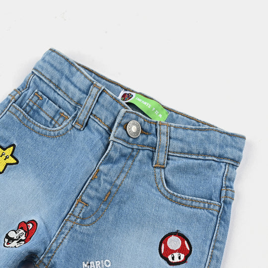 Infant Boys Denim rigid Short-LT.Blue