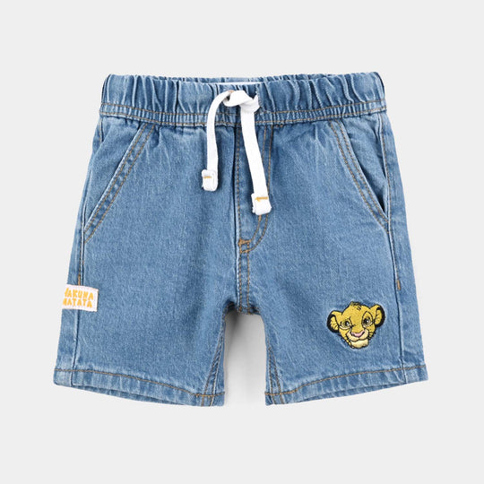 Infant Boys Denim rigid Short-LT.Blue