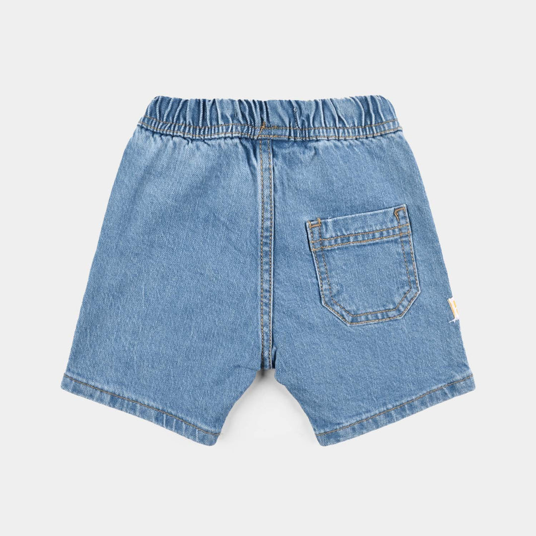 Infant Boys Denim rigid Short-LT.Blue