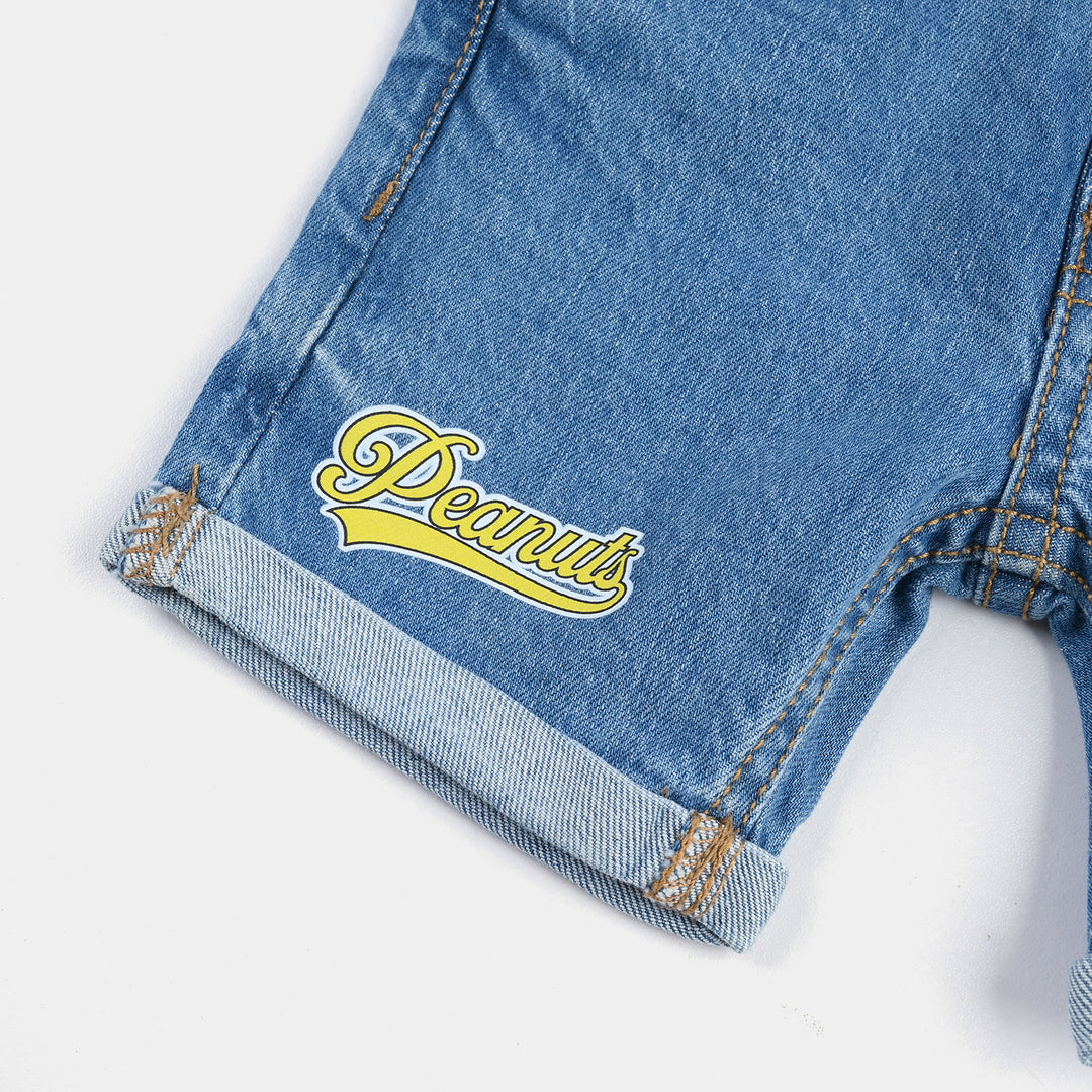 Infant Boys Denim rigid Short-LT.Blue