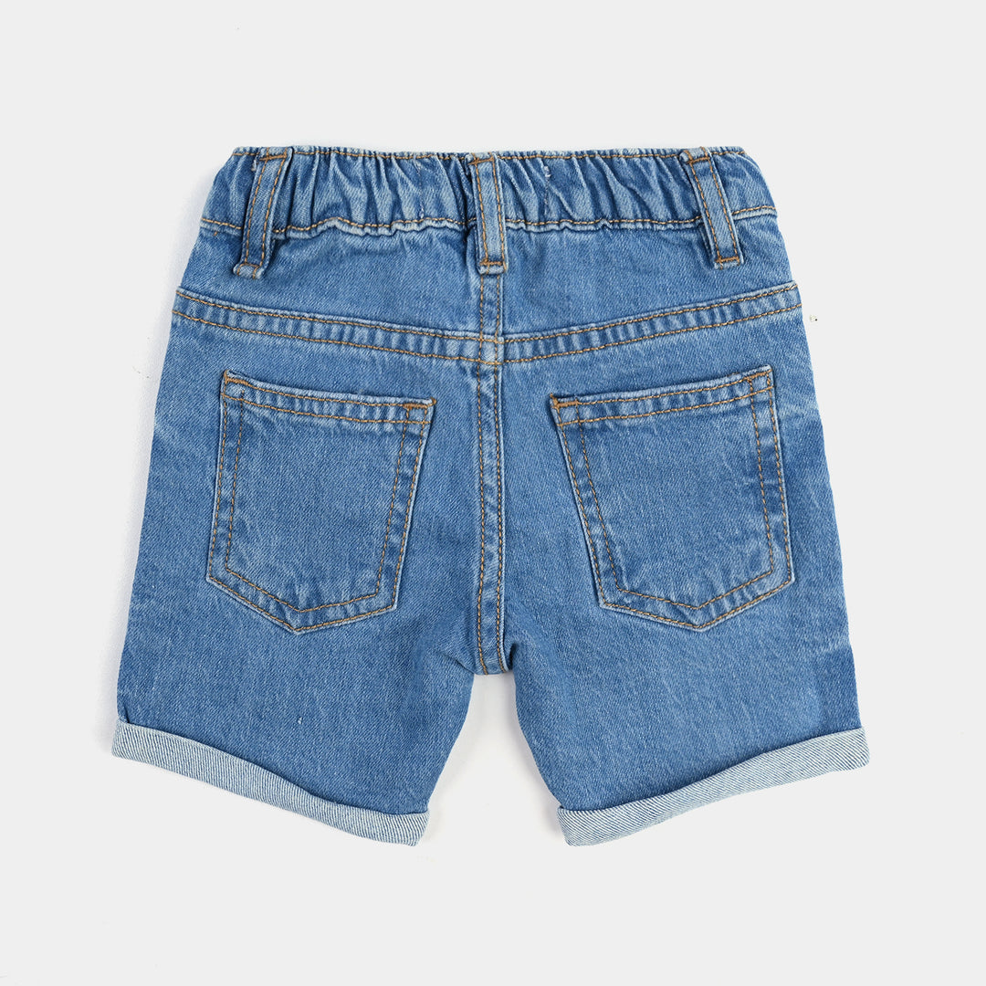 Infant Boys Denim rigid Short-LT.Blue