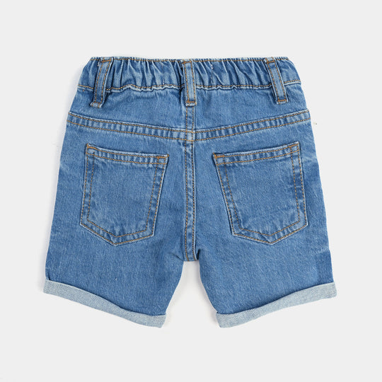 Infant Boys Denim rigid Short-LT.Blue