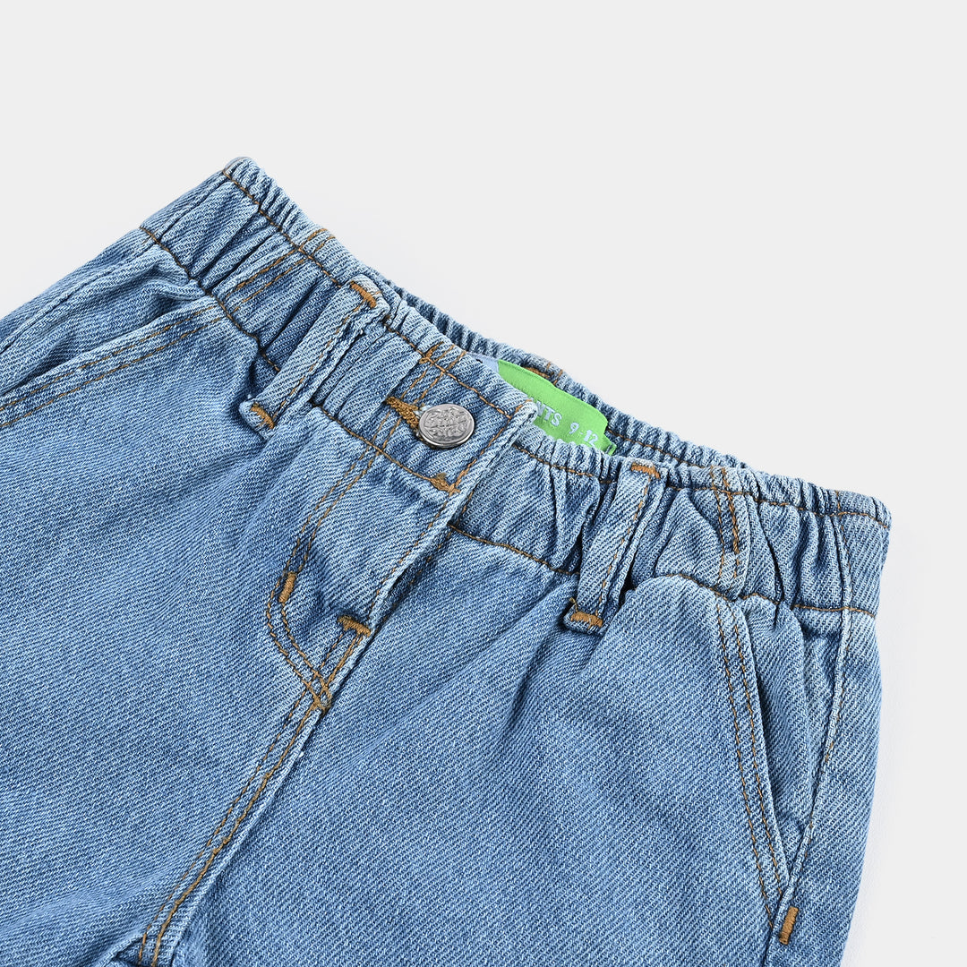 Infant Girls Denim rigid Short Basic-Ice.Blue