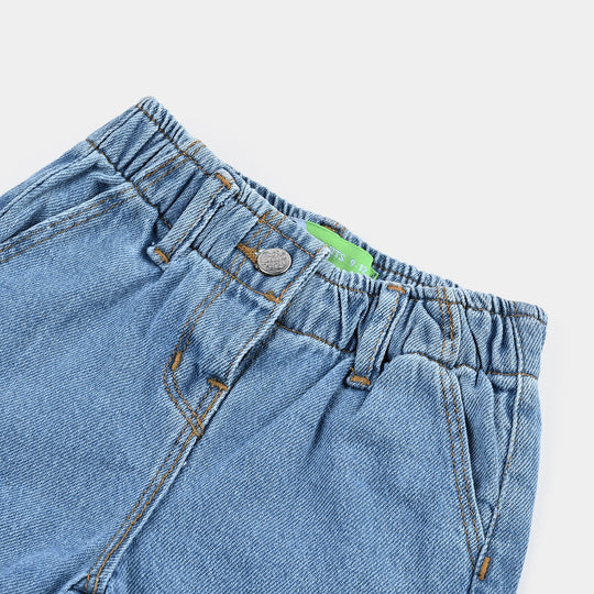Infant Girls Denim rigid Short Basic-Ice.Blue