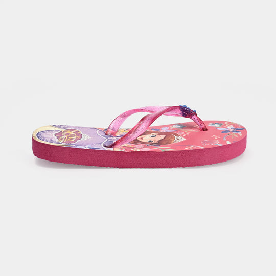 Girls Slipper HC-088-Fuchsia