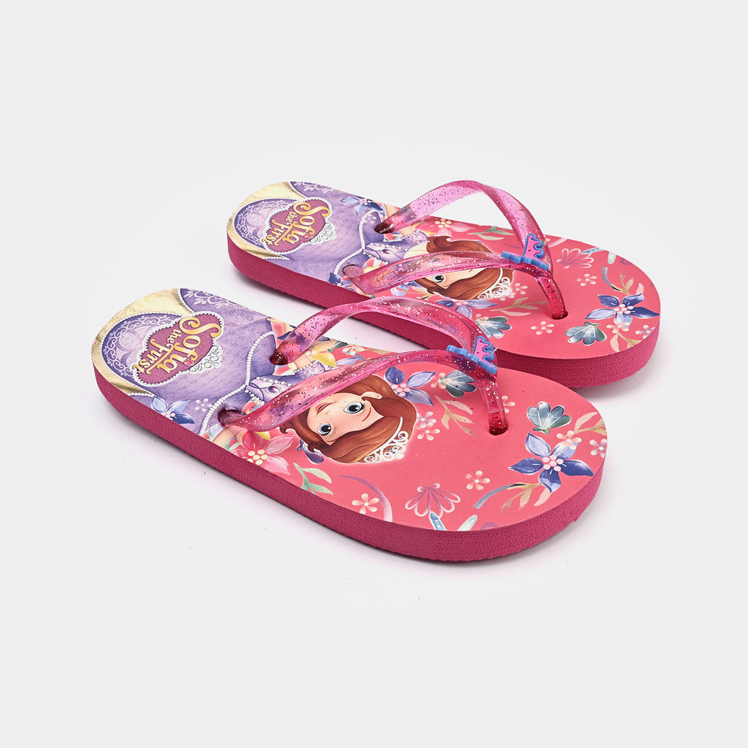 Girls Slipper HC-088-Fuchsia