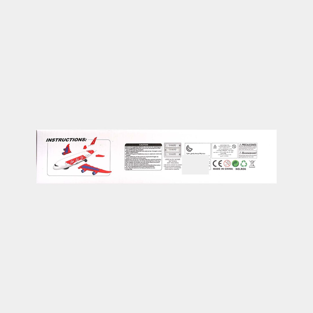 Colorful Lights and Sound Effect Aeroplane Toy