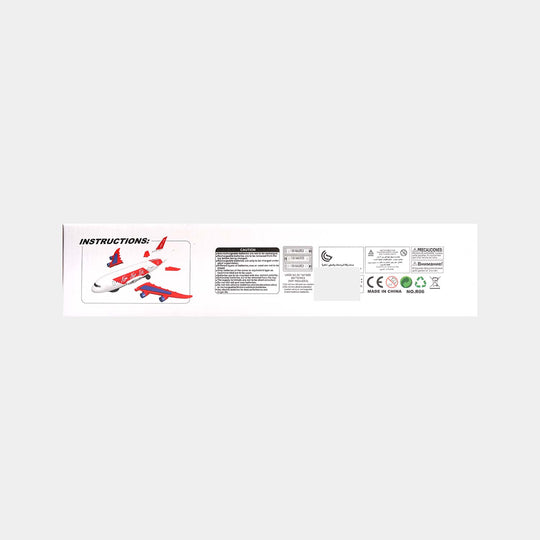 Colorful Lights and Sound Effect Aeroplane Toy