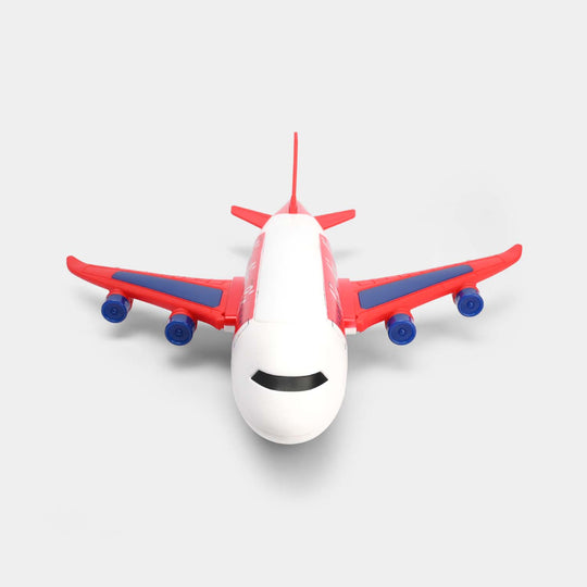 Colorful Lights and Sound Effect Aeroplane Toy
