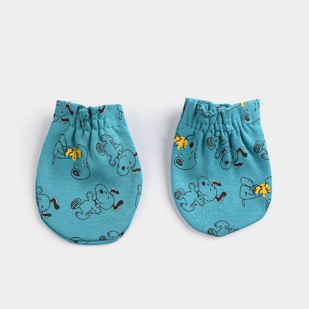 Infant Cotton Interlock Mittens Snoopy-Multi