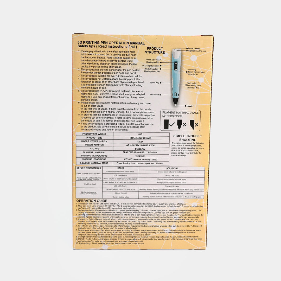 3D Drawing Pen For Kids