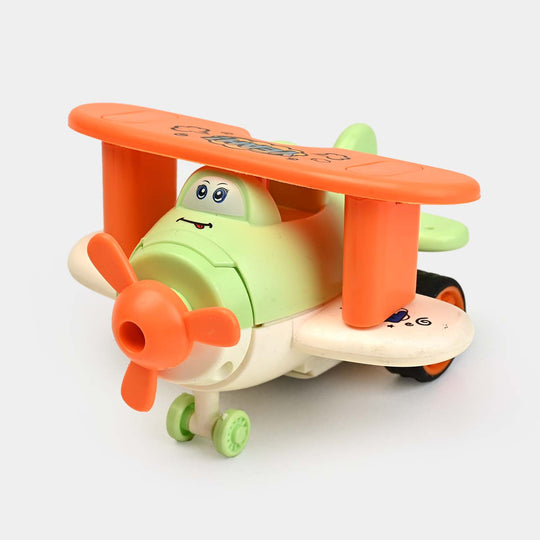 FRICTION TRANSFORM PLANE SMART VEHICLE TOY