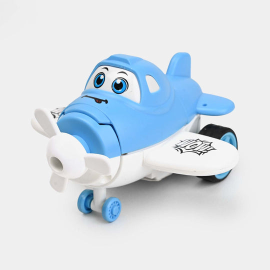 FRICTION TRANSFORM PLANE SMART VEHICLE TOY