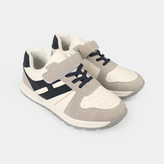 Boys Jogger 126-8-White.Grey