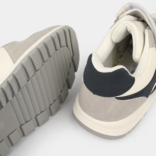 Boys Jogger 126-8-White.Grey