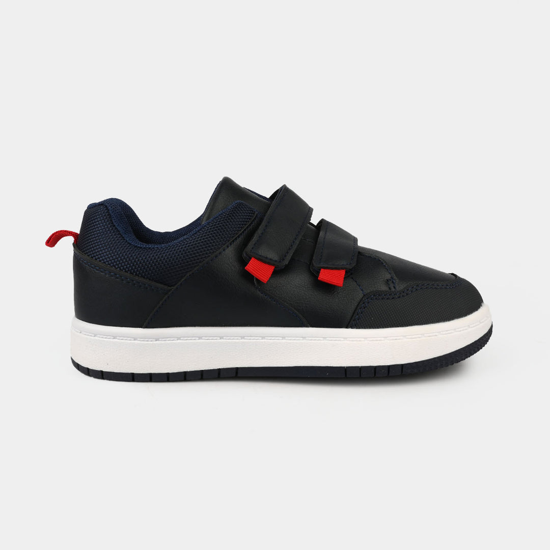 Boys Sneaker 126-14-Navy.Red