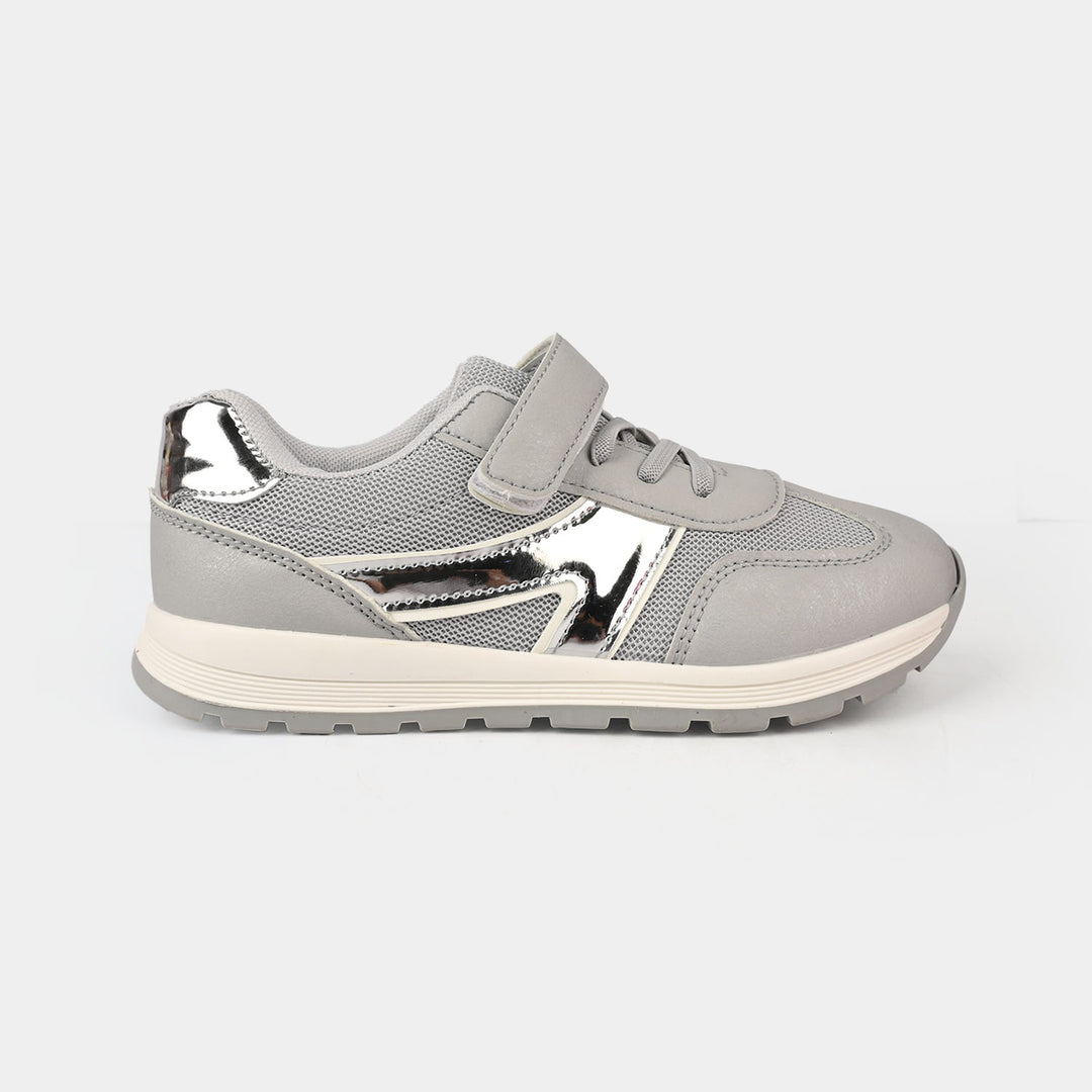 Girls Jogger 126-2-Grey/Silver