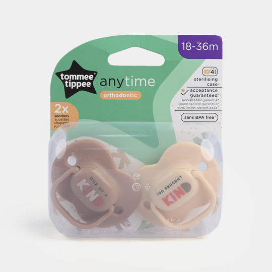 Tommee Tippee - Anytime Soother 2 Pack (18-36 Months)